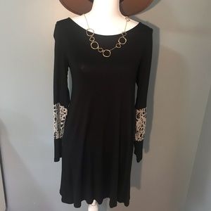 Black tunic dress